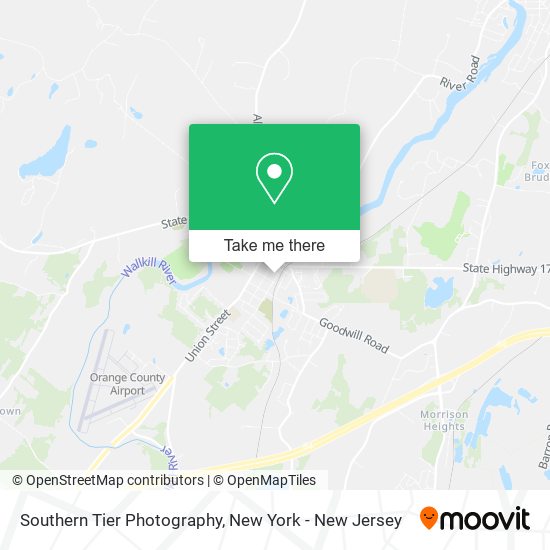 Mapa de Southern Tier Photography