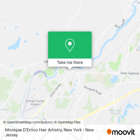 Monique D'Errico Hair Artistry map