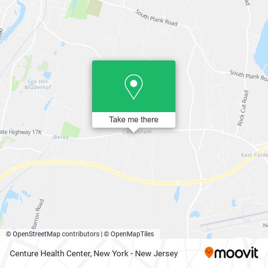 Mapa de Centure Health Center