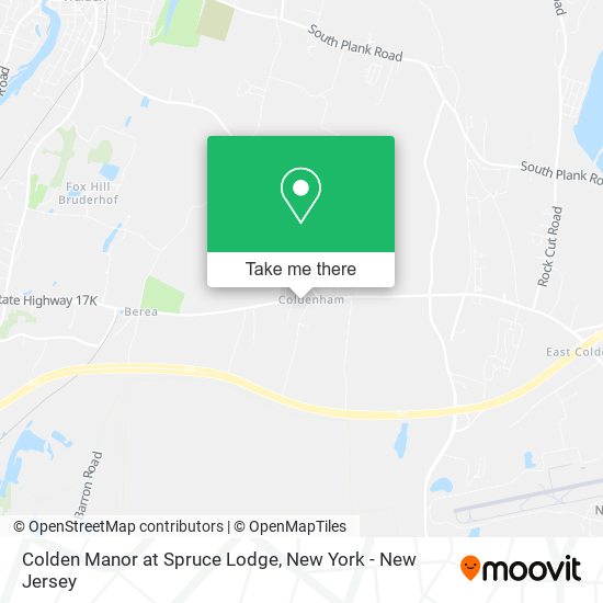 Colden Manor at Spruce Lodge map