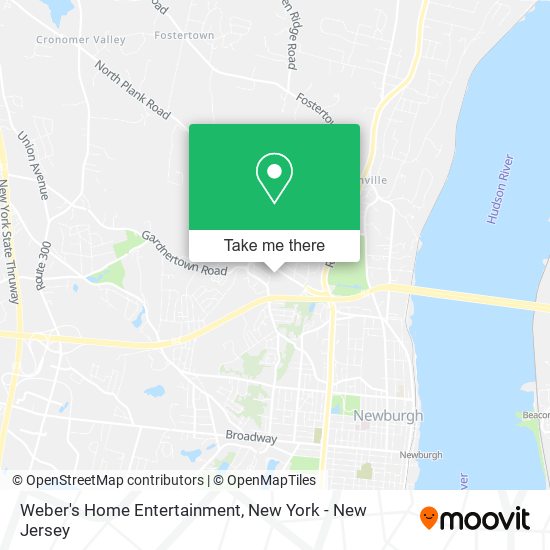 Weber's Home Entertainment map
