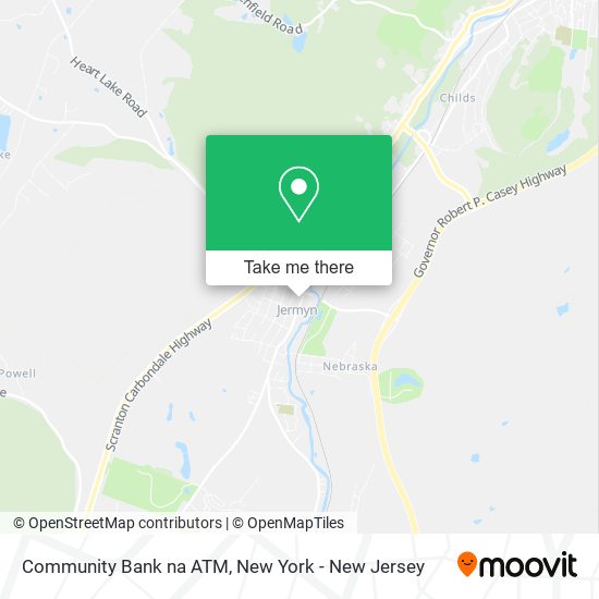 Community Bank na ATM map