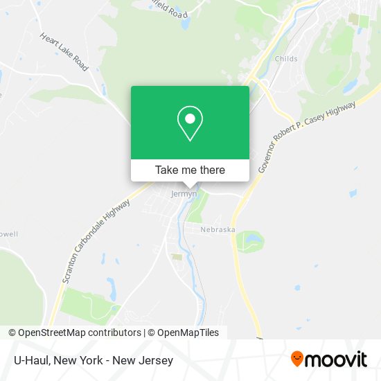 U-Haul map