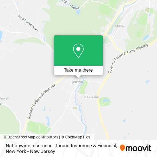 Nationwide Insurance: Turano Insurance & Financial map