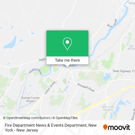 Mapa de Fire Department News & Events Department