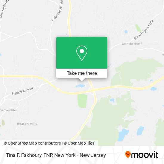 Tina F. Fakhoury, FNP map