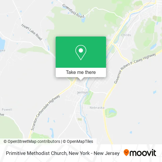 Primitive Methodist Church map