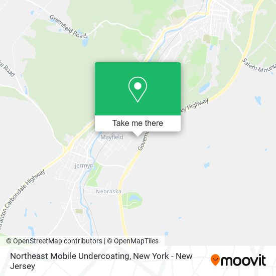 Northeast Mobile Undercoating map