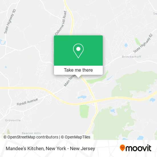 Mandee's Kitchen map