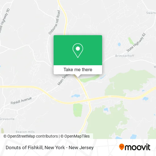 Donuts of Fishkill map