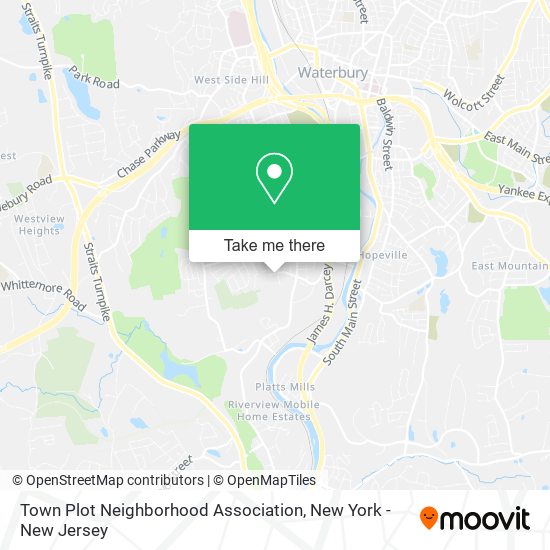 Town Plot Neighborhood Association map