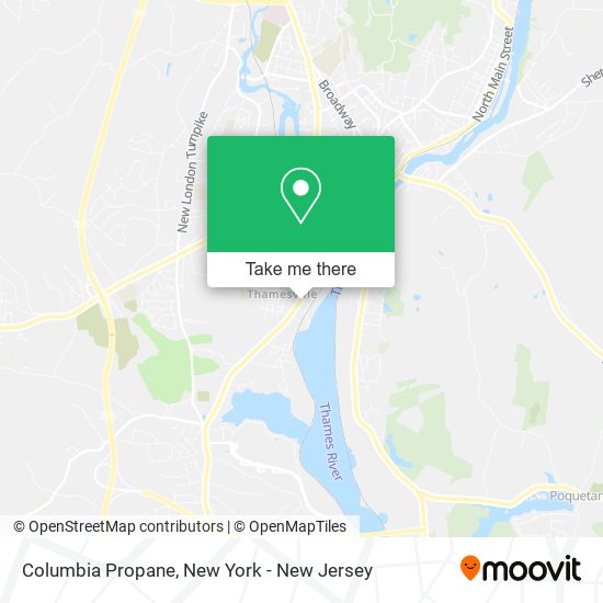 Columbia Propane map