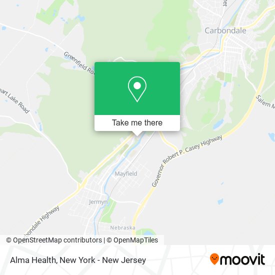 Alma Health map