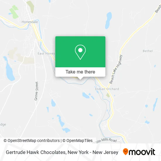 Gertrude Hawk Chocolates map