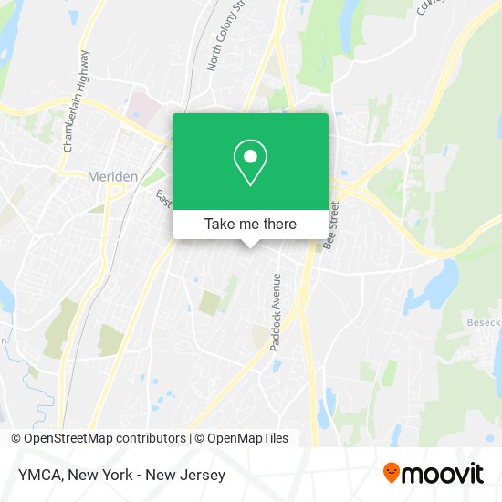 YMCA map