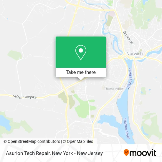 Asurion Tech Repair map