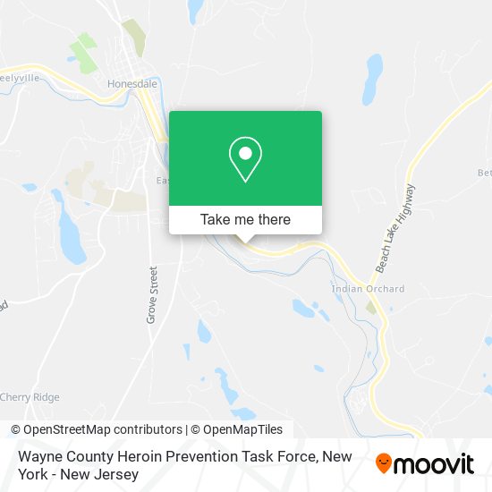 Wayne County Heroin Prevention Task Force map