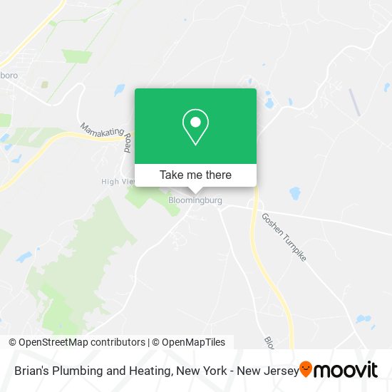 Brian's Plumbing and Heating map