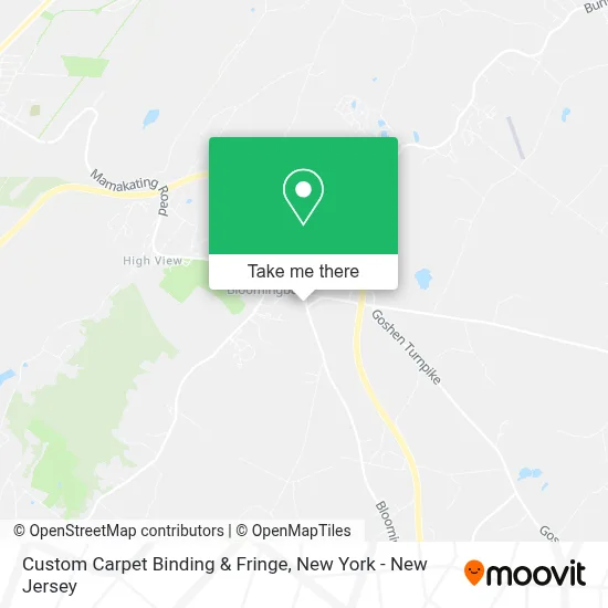 Custom Carpet Binding & Fringe map