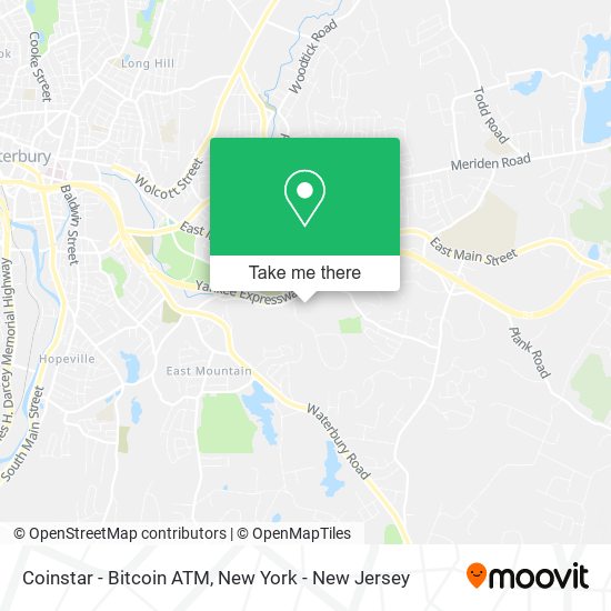 Mapa de Coinstar - Bitcoin ATM