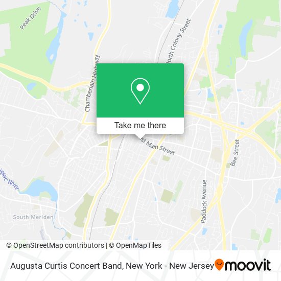 Mapa de Augusta Curtis Concert Band