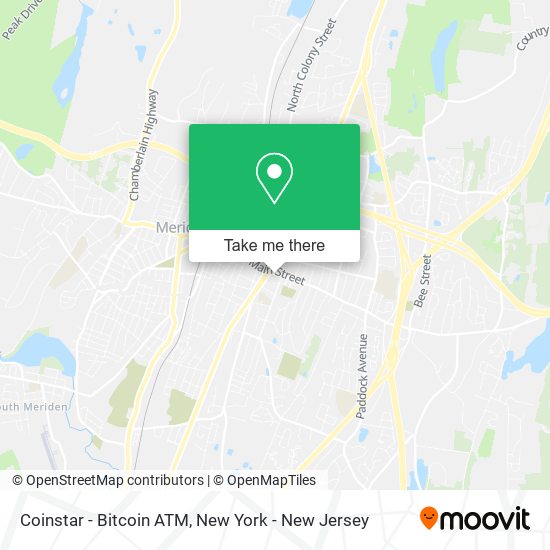 Mapa de Coinstar - Bitcoin ATM