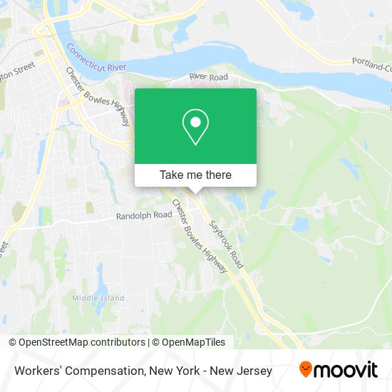 Workers' Compensation map