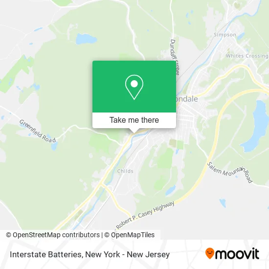 Interstate Batteries map