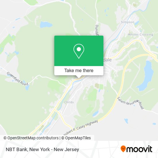 NBT Bank map