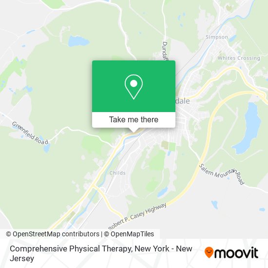 Comprehensive Physical Therapy map