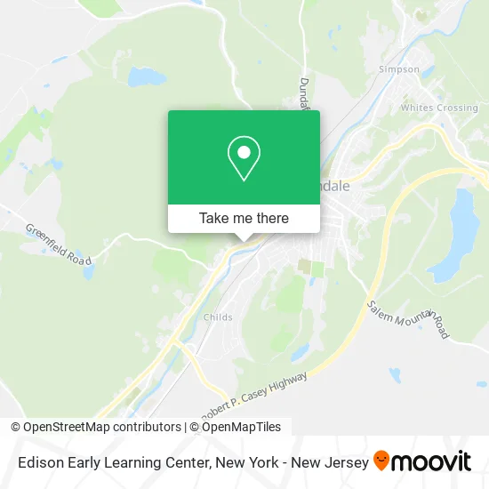 Edison Early Learning Center map