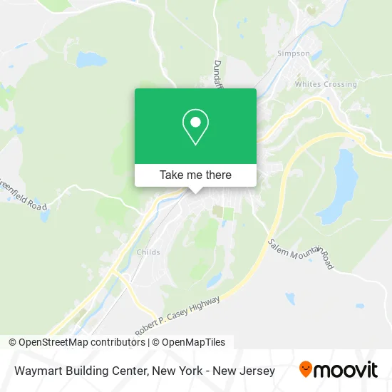 Waymart Building Center map