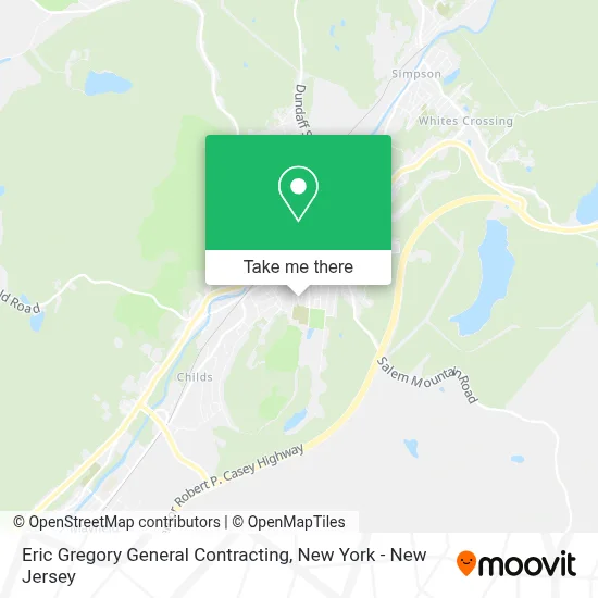 Eric Gregory General Contracting map