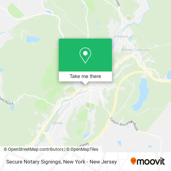 Secure Notary Signings map