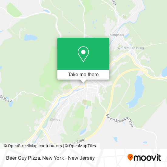 Mapa de Beer Guy Pizza