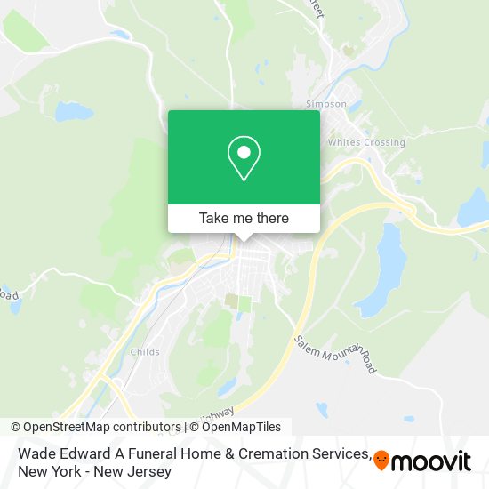 Wade Edward A Funeral Home & Cremation Services map