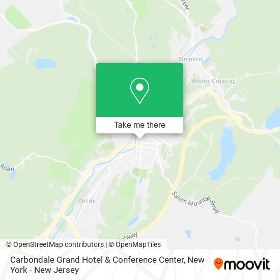 Carbondale Grand Hotel & Conference Center map