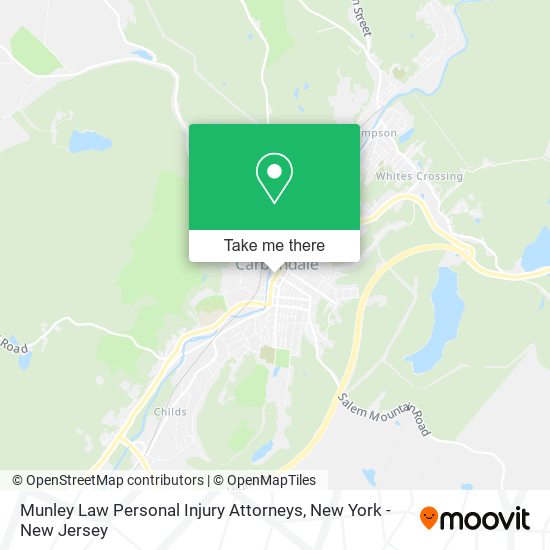 Munley Law Personal Injury Attorneys map