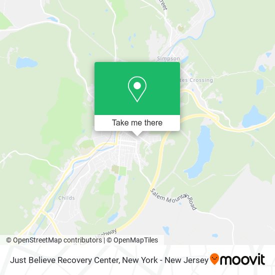 Mapa de Just Believe Recovery Center