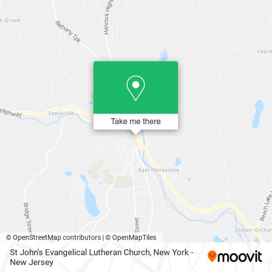 Mapa de St John's Evangelical Lutheran Church