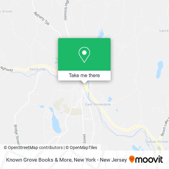 Known Grove Books & More map