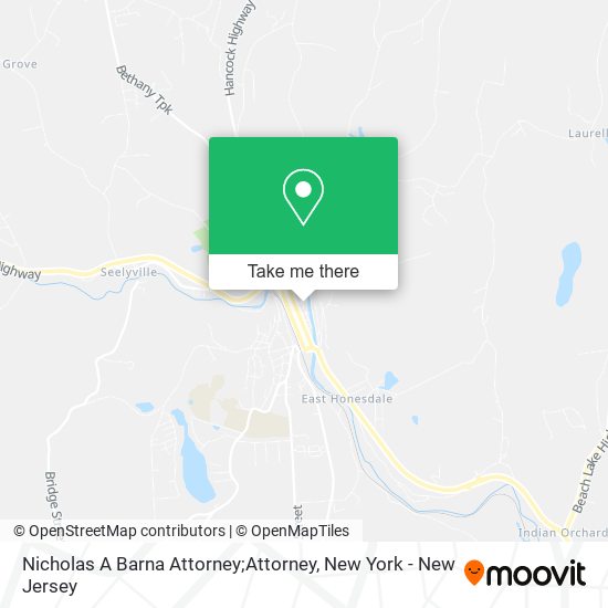 Nicholas A Barna Attorney;Attorney map