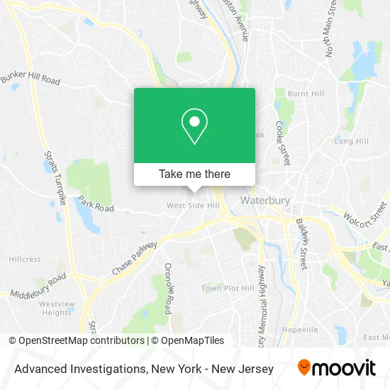 Advanced Investigations map