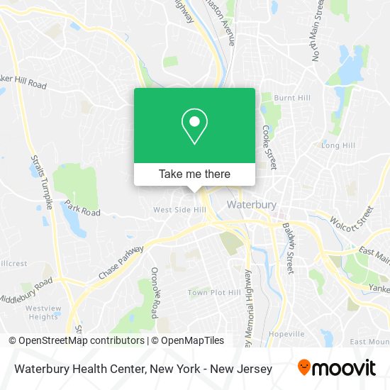 Mapa de Waterbury Health Center