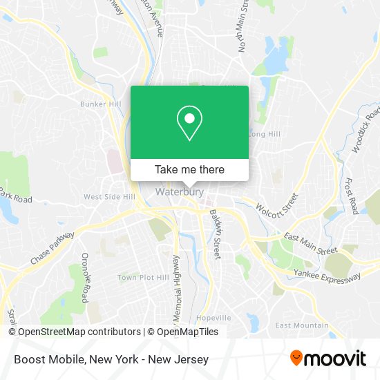 Mapa de Boost Mobile