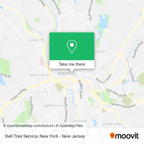 Bell Tree Service map