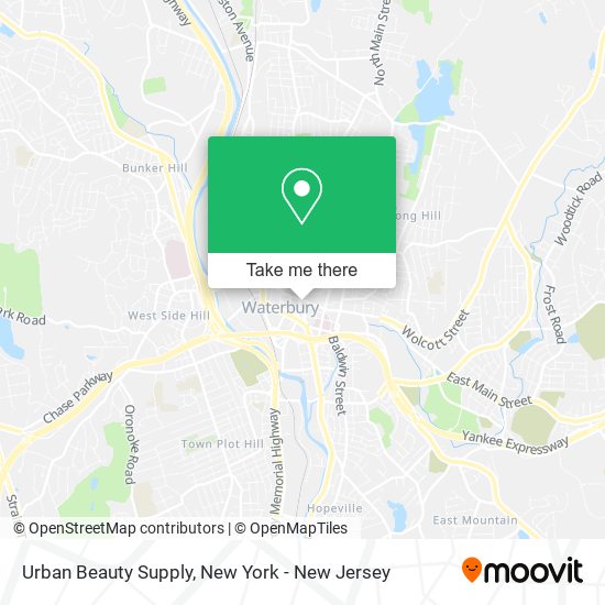 Urban Beauty Supply map