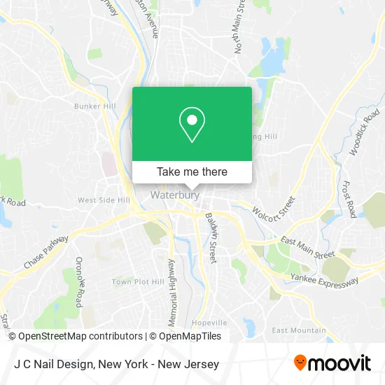 J C Nail Design map