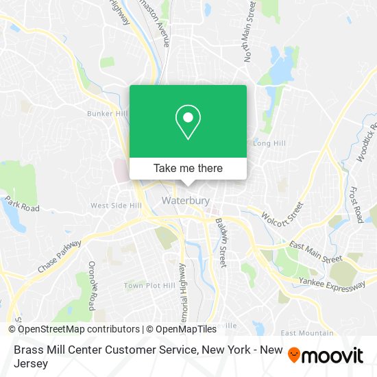 Brass Mill Center Customer Service map