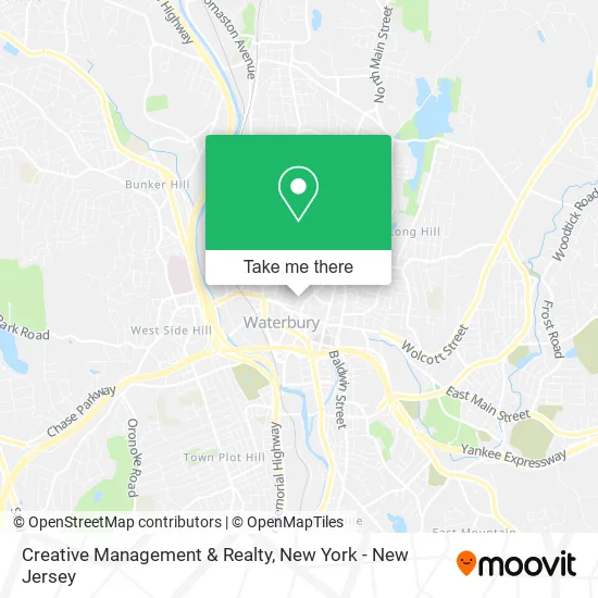 Creative Management & Realty map